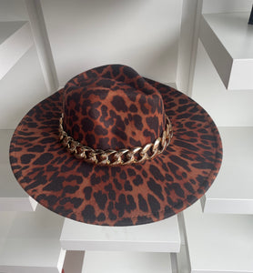 FELT CHAIN FEDORA HAT