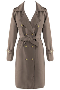 MIDI LENGTH DOUBLE BREASTED TRENCH COATJACKETLauraliverpoolboutiqueLauraliverpoolboutique61027971TAUPES/MMIDI LENGTH DOUBLE BREASTED TRENCH COAT